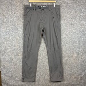 Wrangler All Terrain Gear Pants 38x30 Gray Utility Outdoor Gorpcore Belted